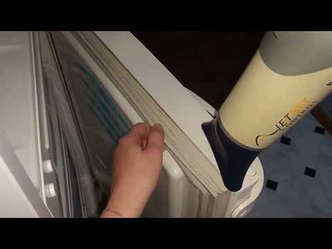 Замена уплотнительной резинки на двери в холодильнике lg