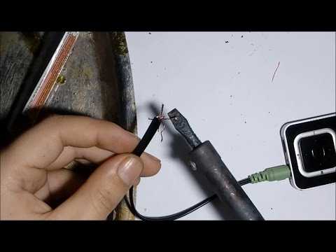 Ремонт/замена провода (кабеля) наушников своими руками