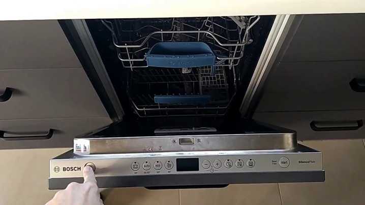 Как запустить посудомоечную машину bosch первый раз