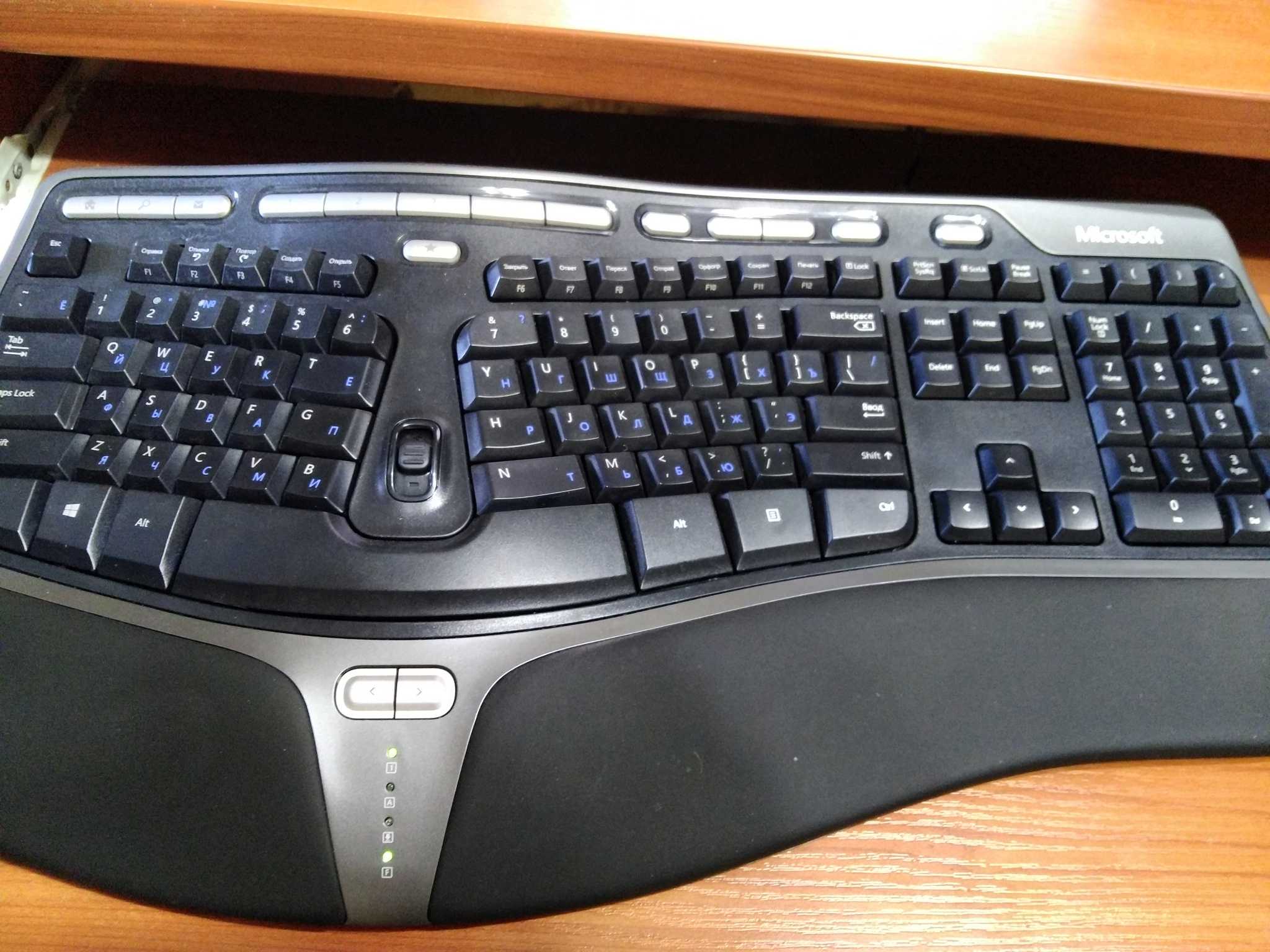 Microsoft natural ergonomic keyboard 4000 black usb отзывы покупателей и специалистов на отзовик