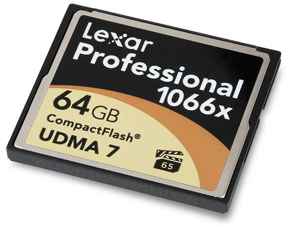 Lexar professional 1066x compactflash 64gb