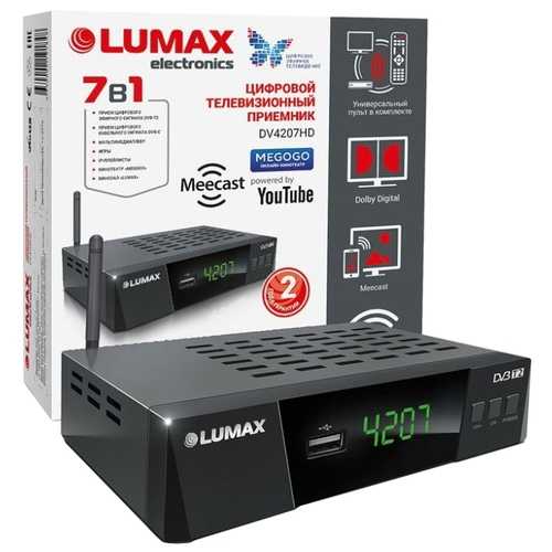 LUMAX DV-4207HD - короткий, но максимально информативный обзор. Для большего удобства, добавлены характеристики, отзывы и видео.