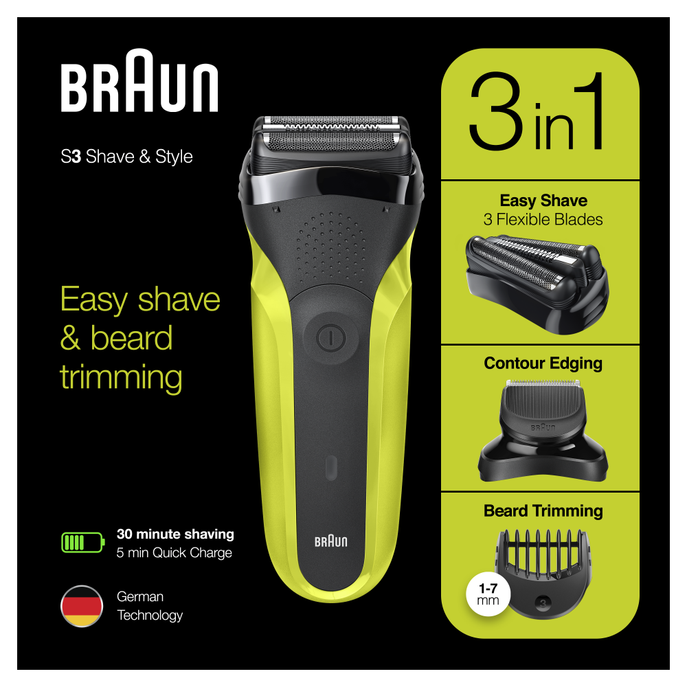 Braun 3010bt series 3 shave&style