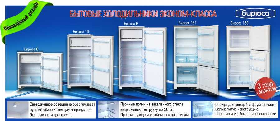 Рейтинг 10 лучших моделей холодильников «бирюса» и «атлант»: какой выбрать